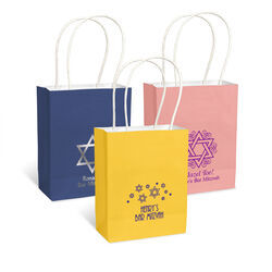 Personalized Mini Twisted Handled Bags for Bar/Bat Mitzvah